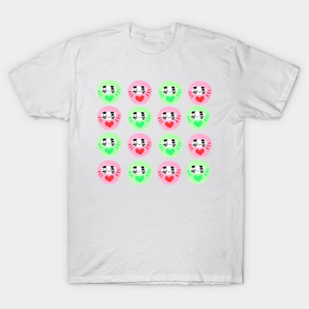 daruma love T-Shirt by melivillosa